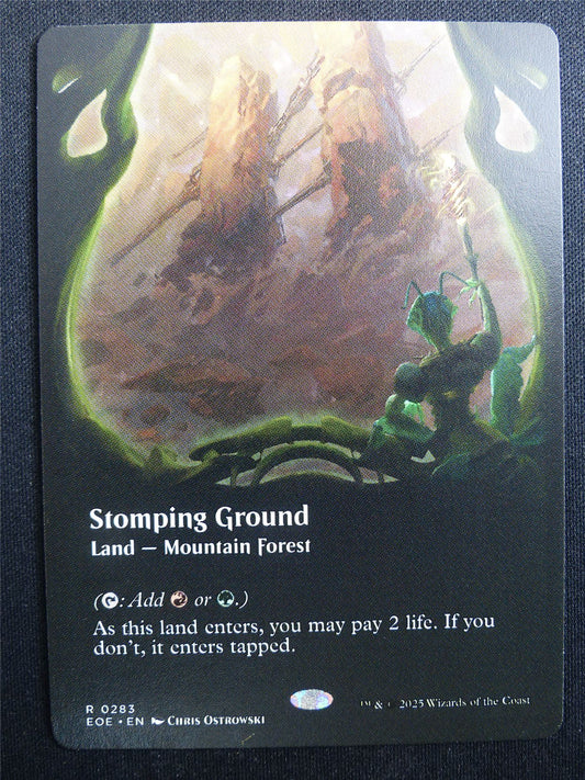 Stomping Ground Borderless - EOE - Mtg Card #3ET