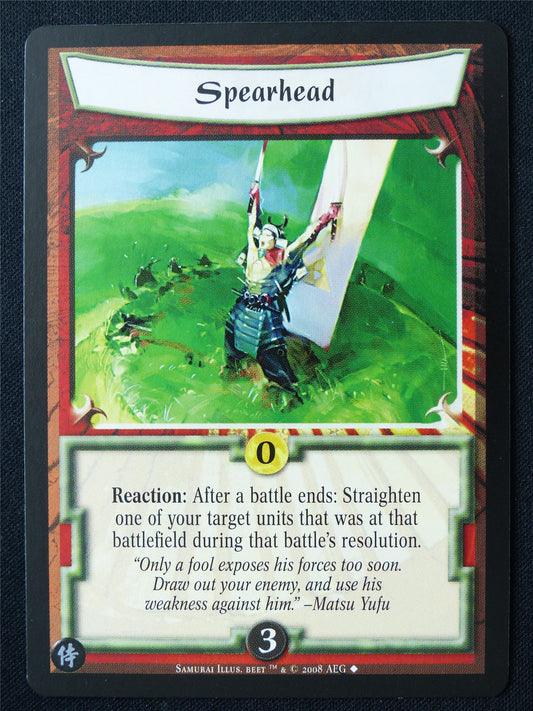 Spearhead - Sam - Legend of the Five Rings L5R Card #ZJ