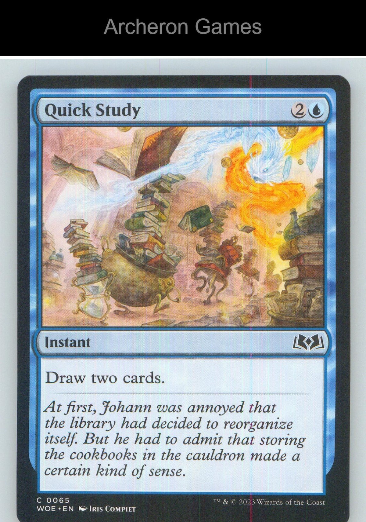 Quick Study WOE 65 C MTG Card NM/EX+