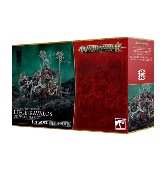 Liege Kavalos on War Chariot - Ossiarch Bone Reapers - Warhammer: Age of Sigmar - Available from  07/03/2026