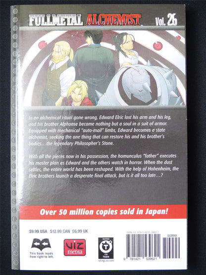 Full Metal Alchemist Volume 26 - Viz Media Manga #1AQ