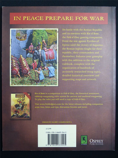 Rise of Rome: Field of Glory Gaming Companion - Book Softback #MV