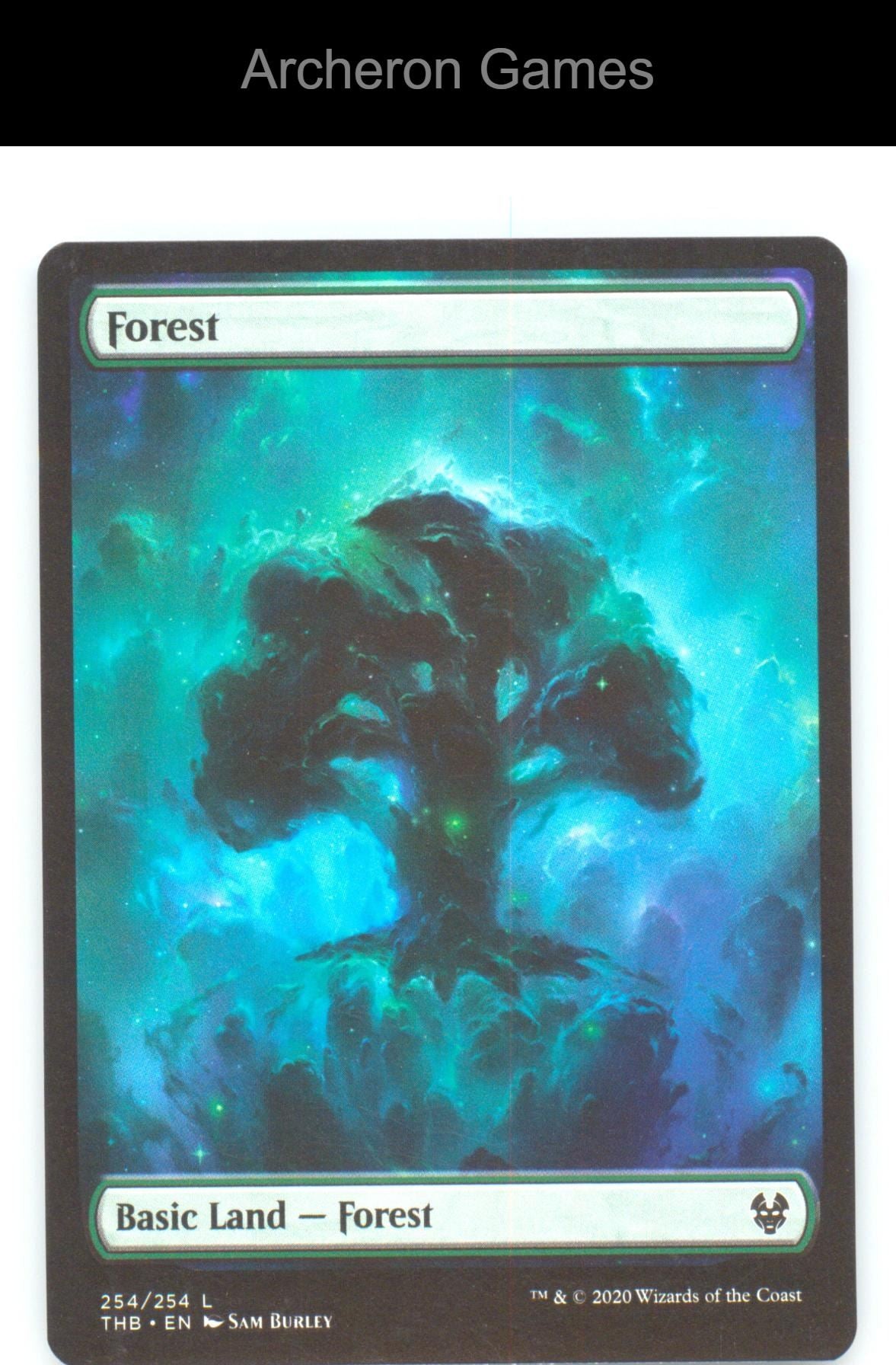 Forest THB 254 Land MTG Card Theros Beyond Death