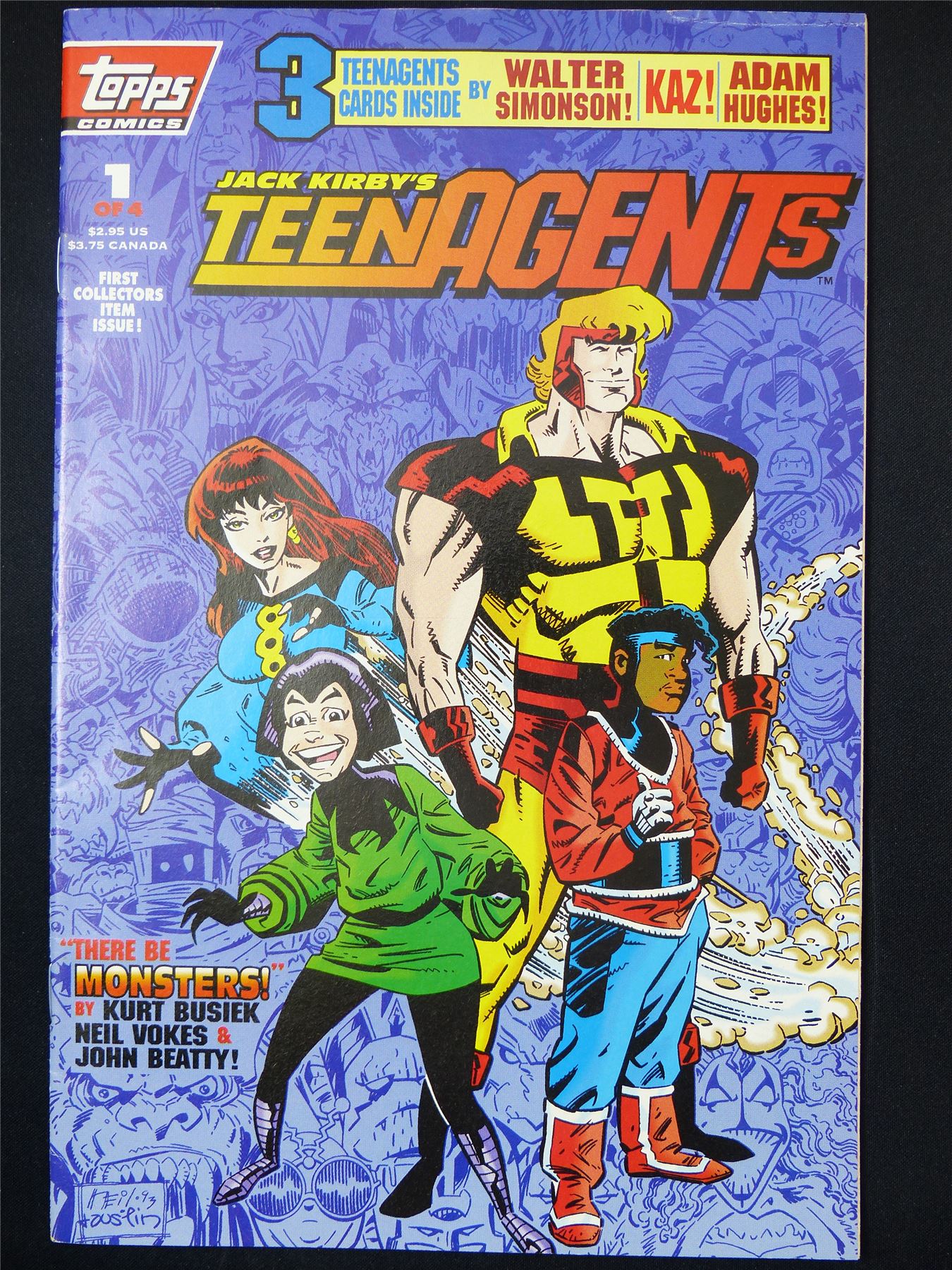 jack Kirby's TEEN Agents #1 - Topps Comic #SU