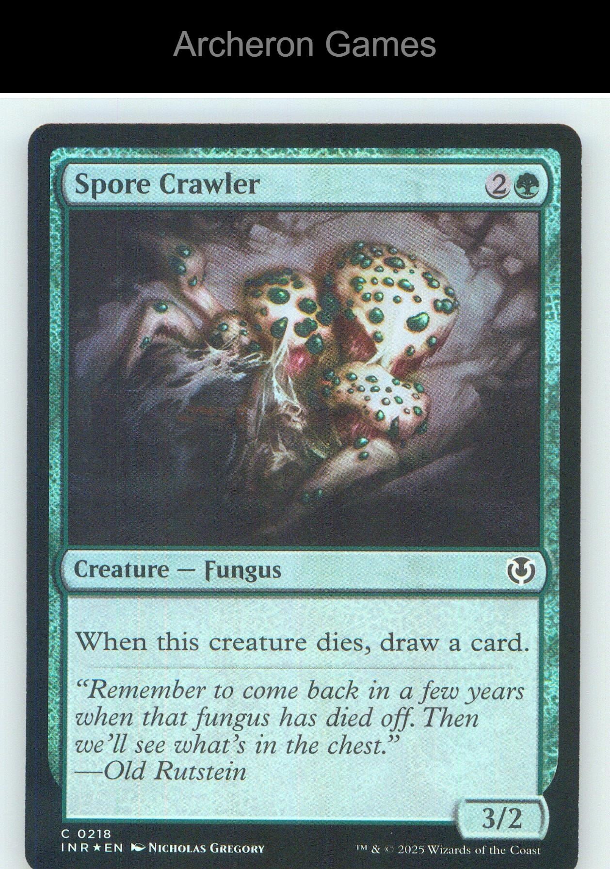 Spore Crawler INR 218 C MTG Card NM/EX+ Foil