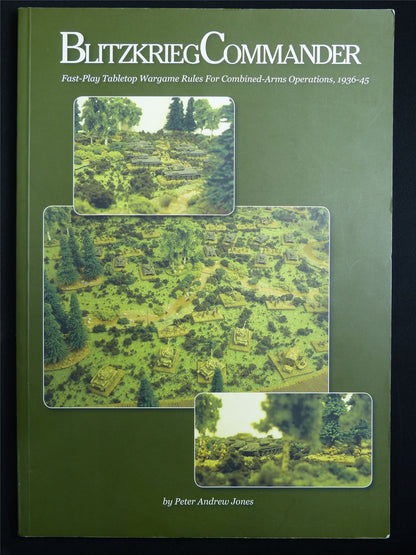 Blitzkrieg Commander: Fast-play Tabletop Wargames Rules - Rulebook Softback #C6