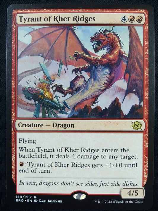 Tyrant of Kher Ridges - BRO - Mtg Card #2YR