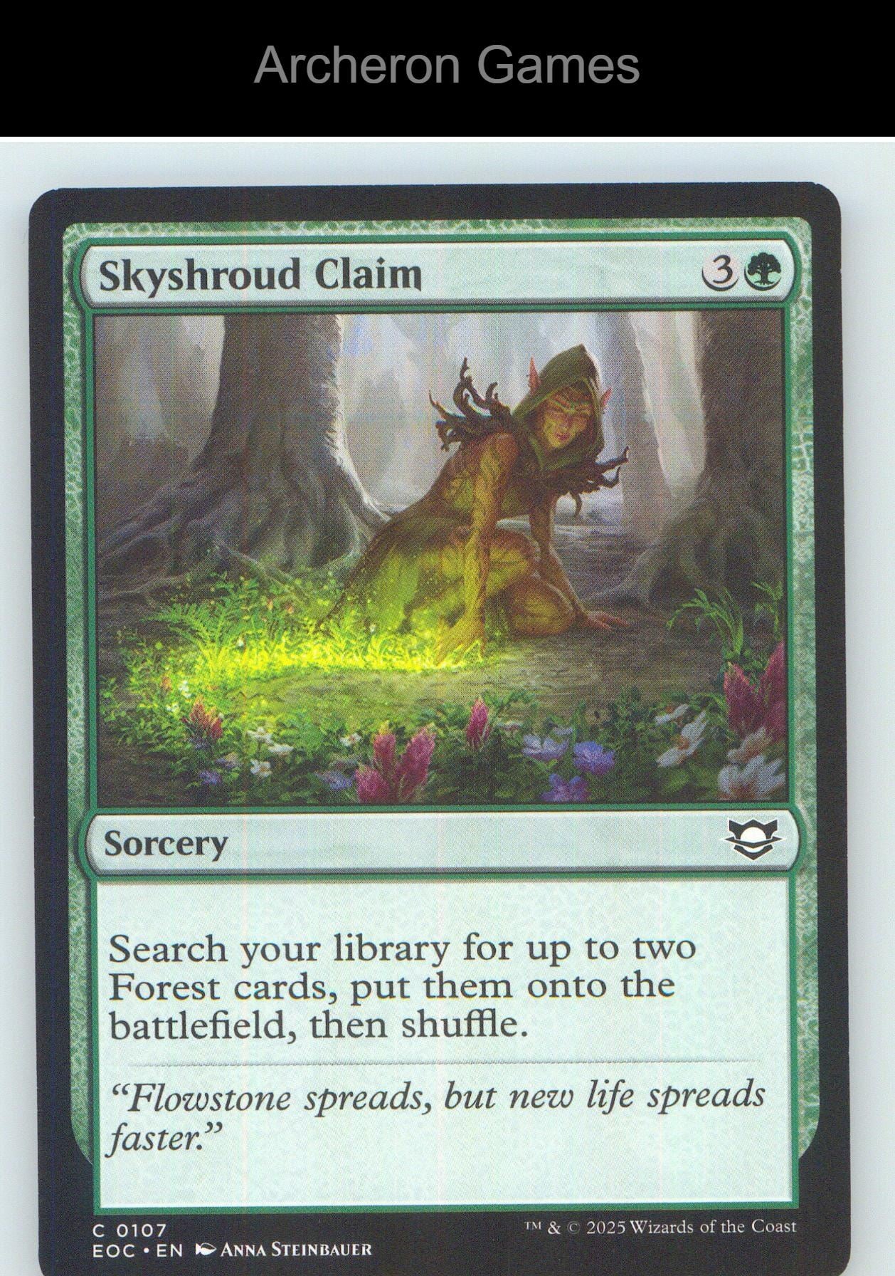 Skyshroud Claim 107 C MTG Card NM/EX+
