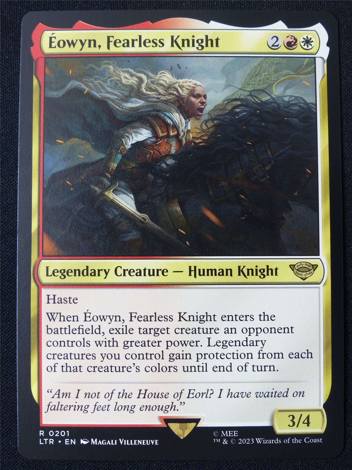 Eowyn Fearless Knight - LTR - Mtg Card #25E