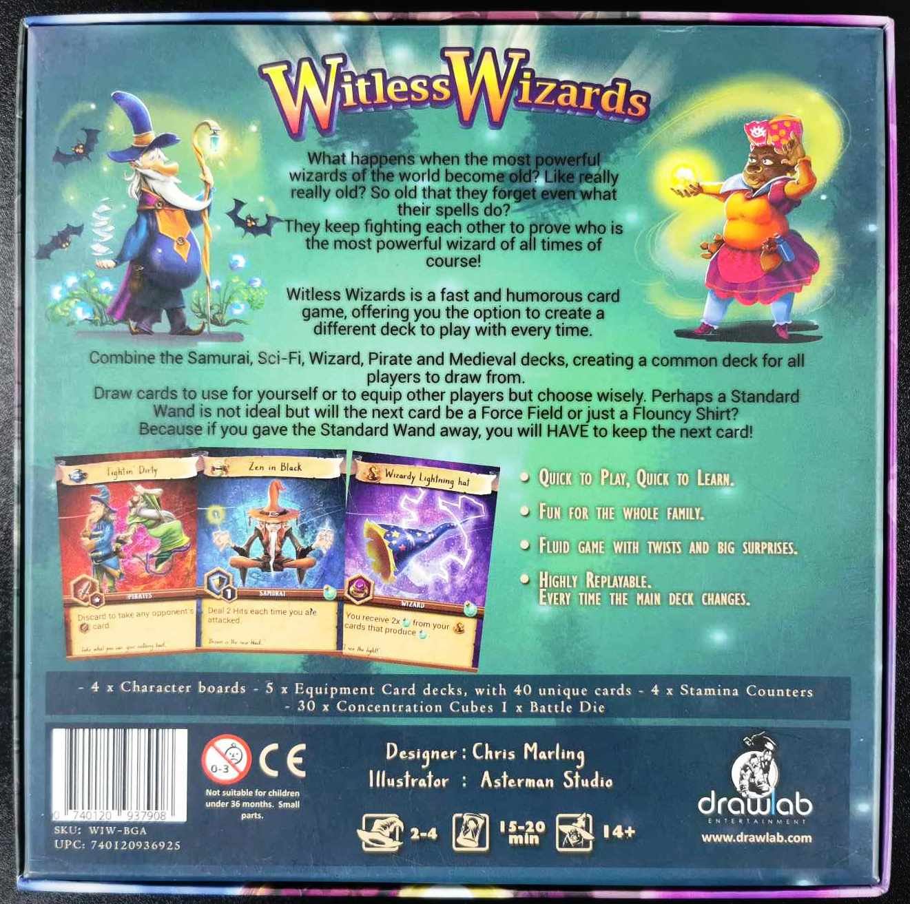 Witless Wizards - Board Game #P6