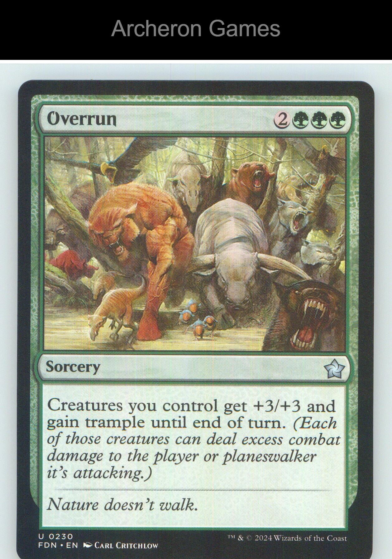 Overrun FDN 230 UC MTG Card NM/EX+