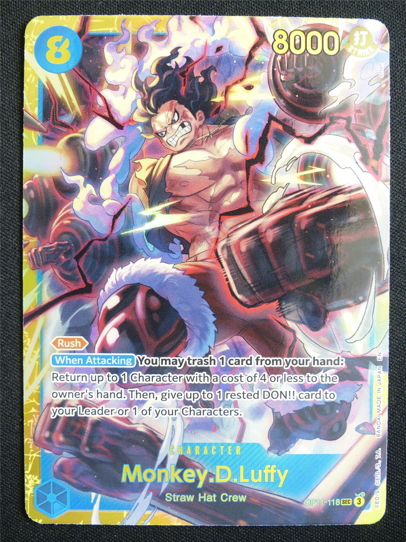 Monkey.D.Luffy OP11-118 SEC Alt Art - One Piece Card #4H