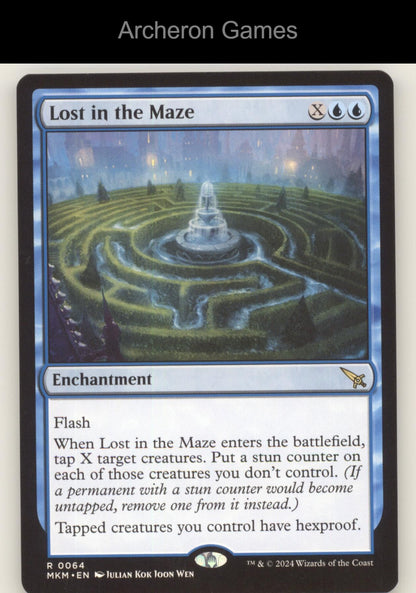 Lost in the Maze 64 R MTG Card Promo Pack: Murders at Karlov Manor