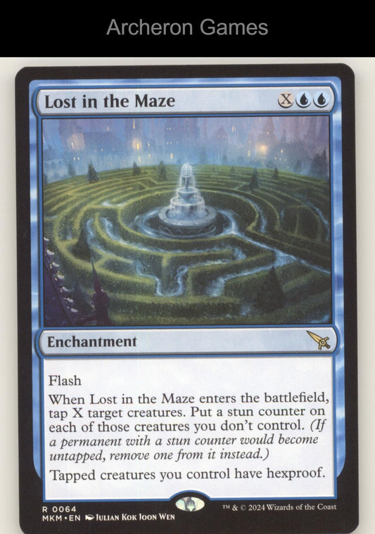 Lost in the Maze 64 R MTG Card Promo Pack: Murders at Karlov Manor