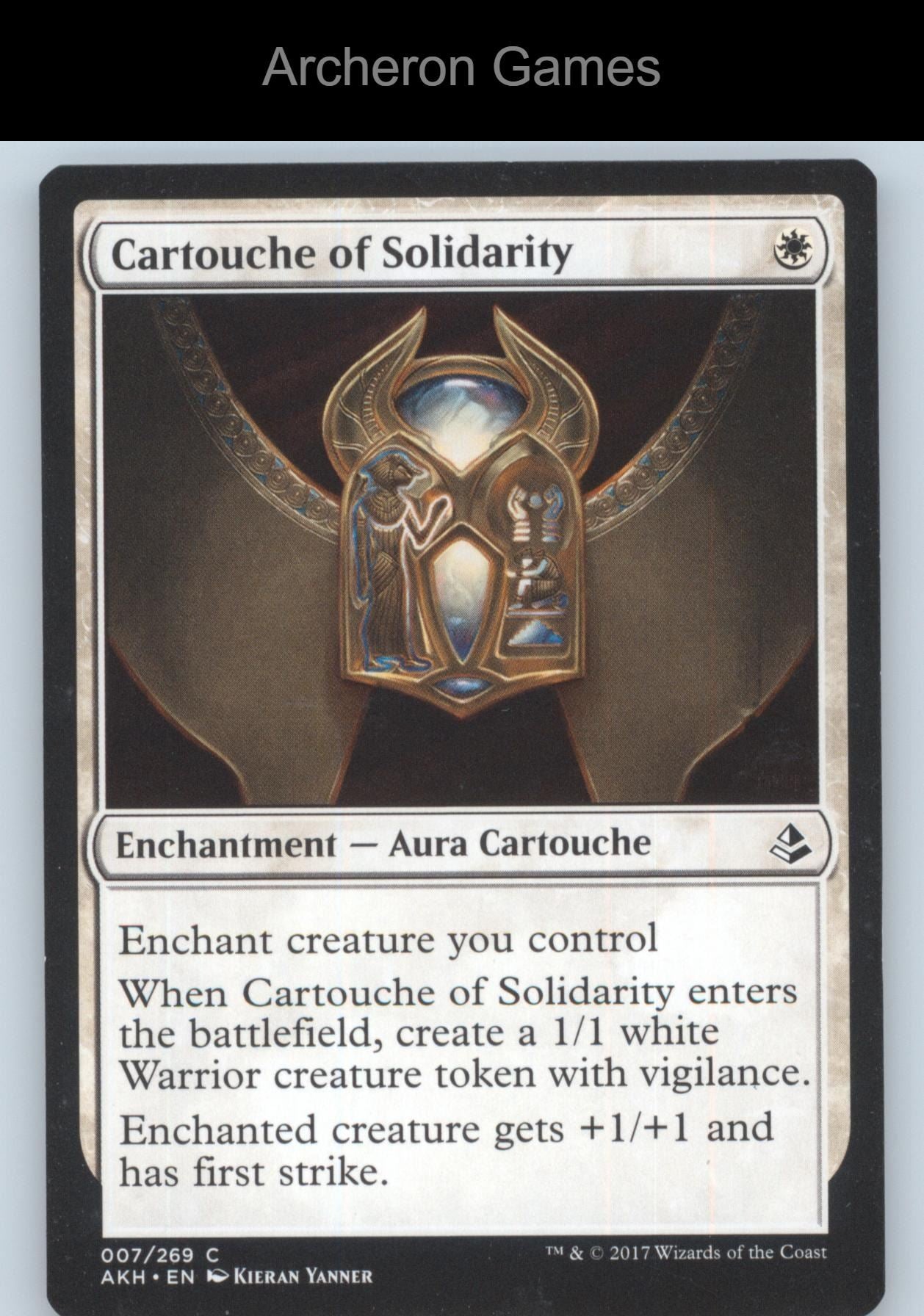 Cartouche of Solidarity 7 C MTG Card Amonkhet