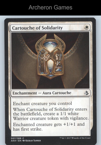 Cartouche of Solidarity 7 C MTG Card Amonkhet
