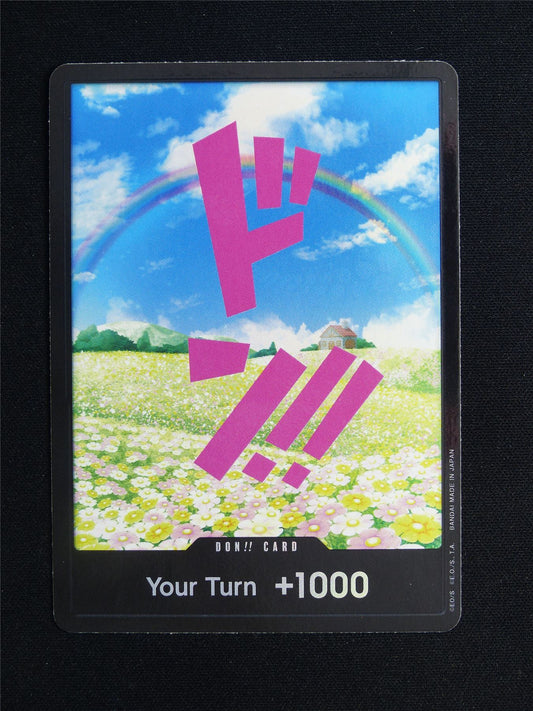 Don!! Card Foil Rainbow & Flowers - One Piece Card #210
