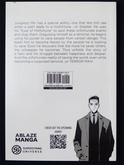 Terror Man volume 1 - Ablaze Manga #ZO