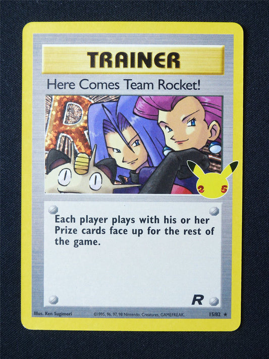 Here Comes Team Rocket! 15/82 Textured Holo - Pokemon Card #633