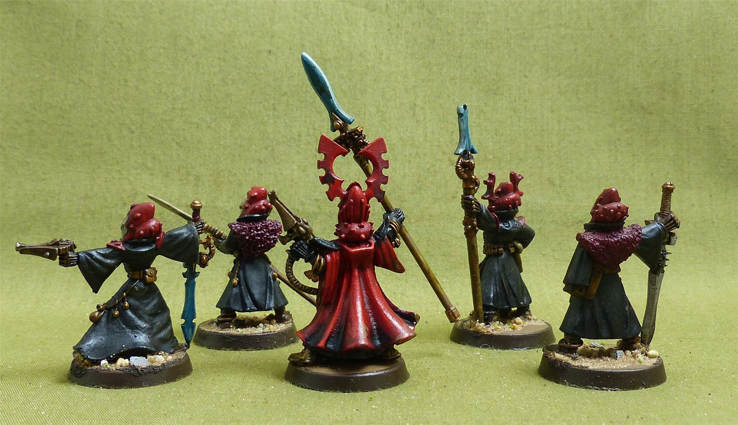 Classic metal Warlock Council OOP painted - Aeldari - Warhammer 40K #43E