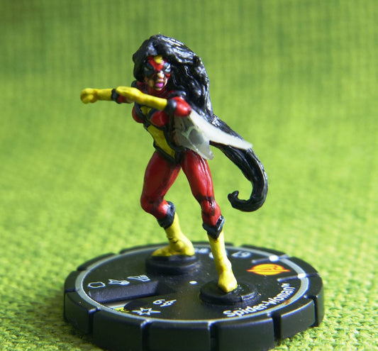 Spider-Woman #092 Hand Painted - Heroclix Wizkids games Miniatures #5B9