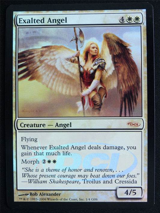 Exalted Angel Foil Promo - DCI - Mtg Card #4J0