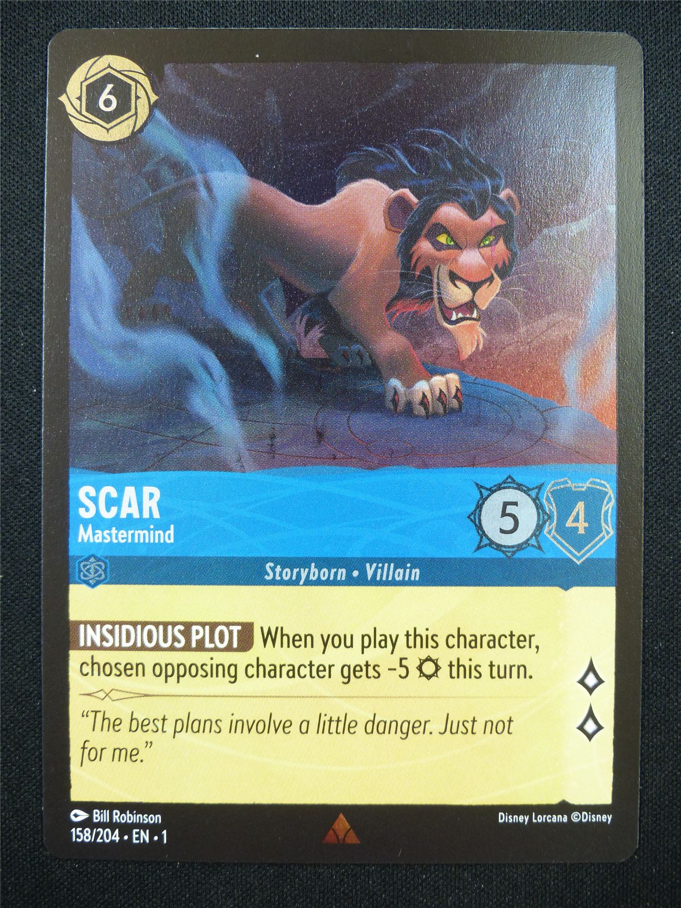 Scar 158/204 Foil - Lorcana Card #LU