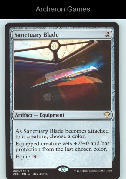 Sanctuary Blade 69 R MTG Card Commander 2020