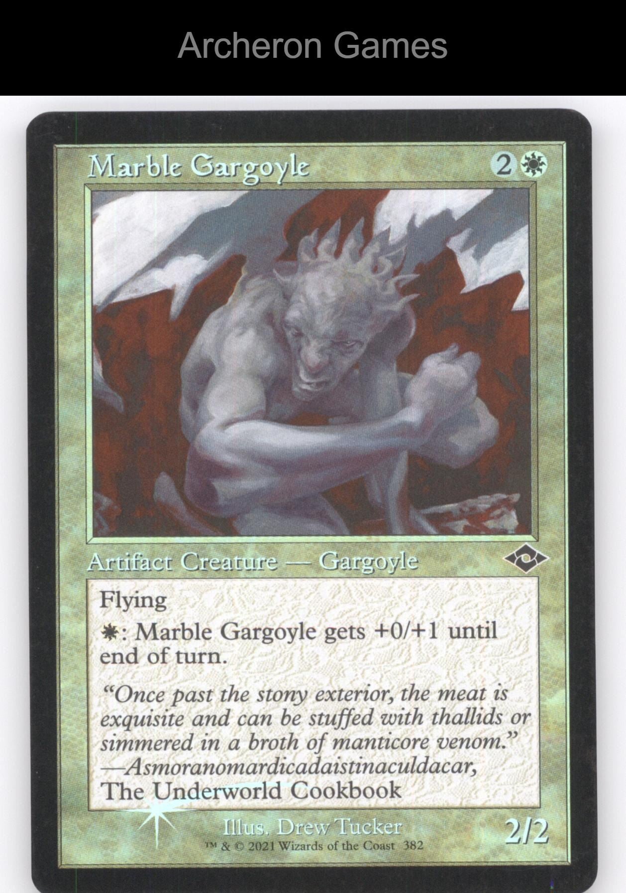 Marble Gargoyle (Retro Frame) 382 C MTG Card Modern Horizons 2