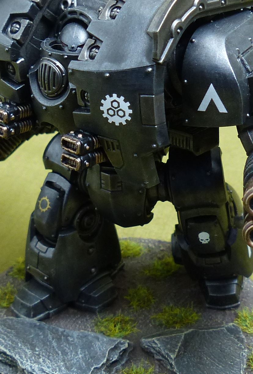 Leviathan Siege Dreadnought painted - Iron Hands - Warhammer Horus Heresy #2Q2