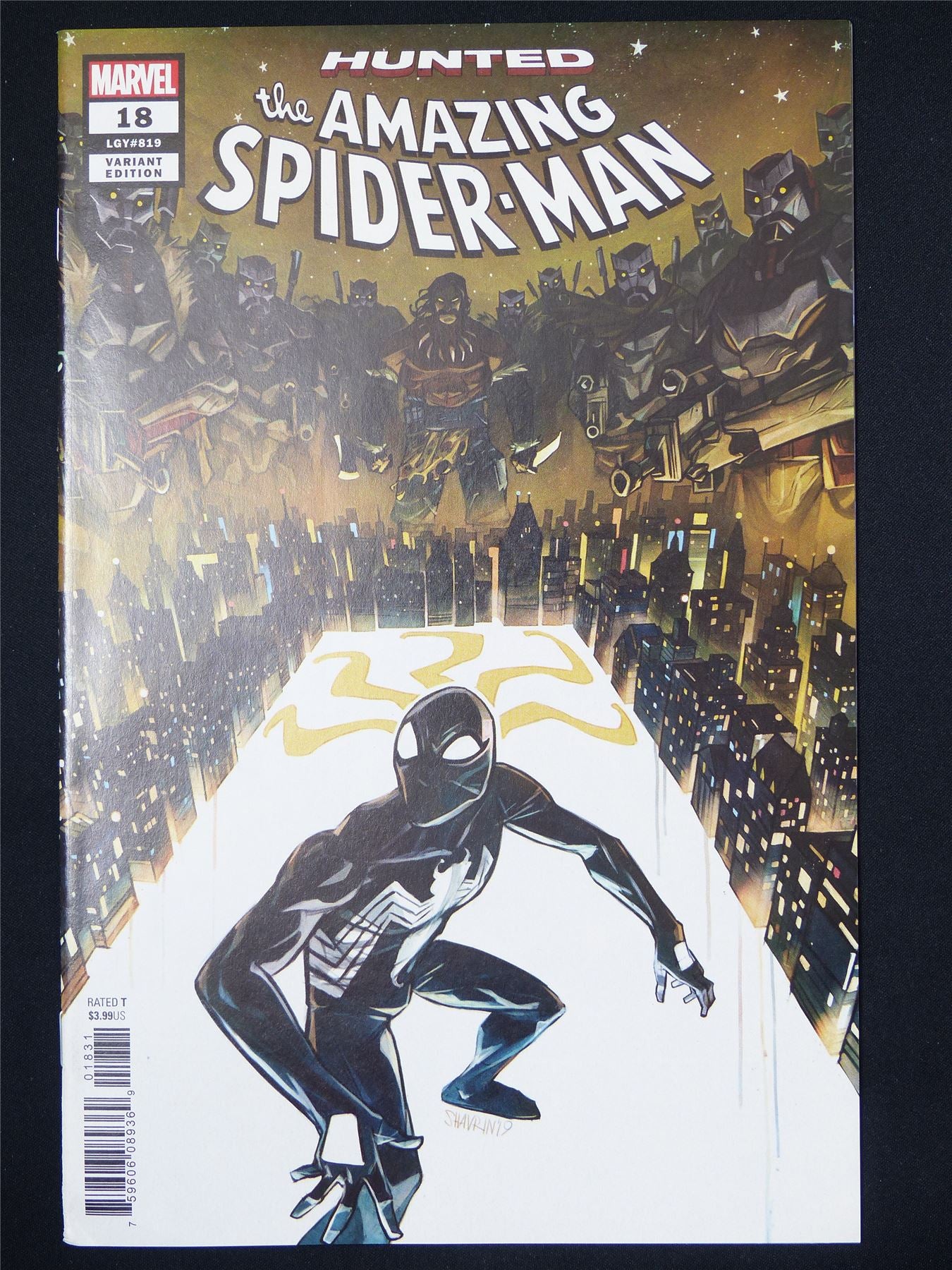 The Amazing SPIDER-MAN: Hunted #18 1:25 Ivan Shavrin Variant - B&B Marvel Comic #8DD