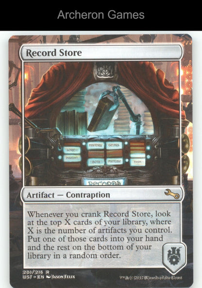 Record Store 201 R MTG Card Unstable