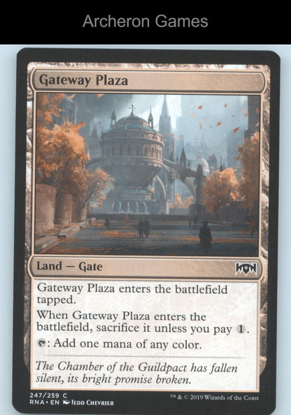 Gateway Plaza 247 C MTG Card Ravnica Allegiance