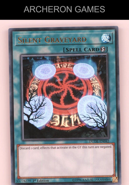 Silent Graveyard Ultra Rare YUGIOH Card