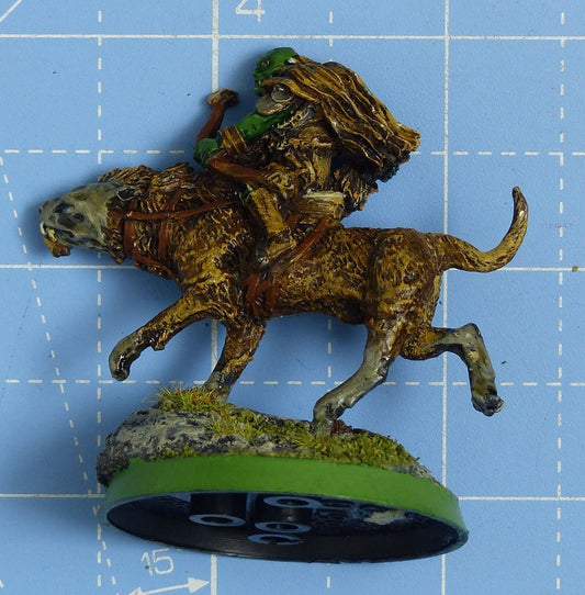 Classic Metal Orc Warg Rider OOP - Lord of the Rings Warhammer #35Q