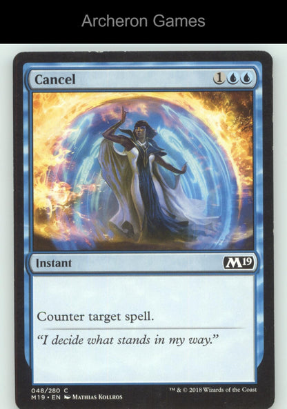 Cancel 48 C MTG Card Core Set 2019