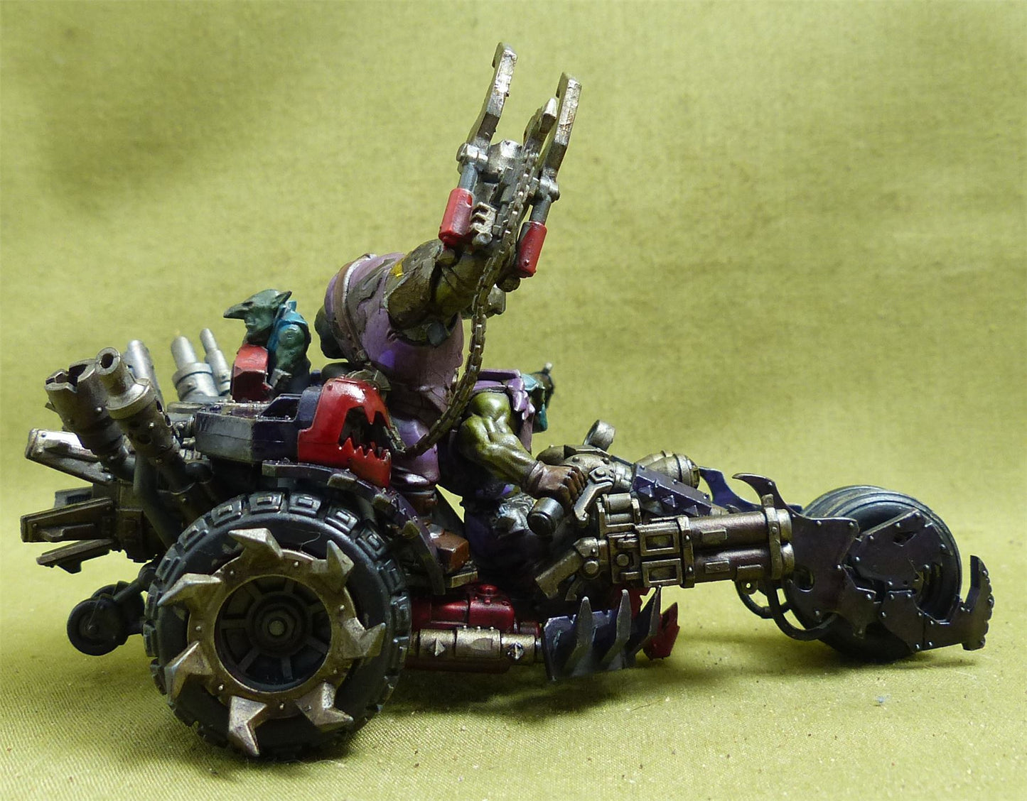Deffkilla Wartrike painted - Orks - Warhammer 40K #19V