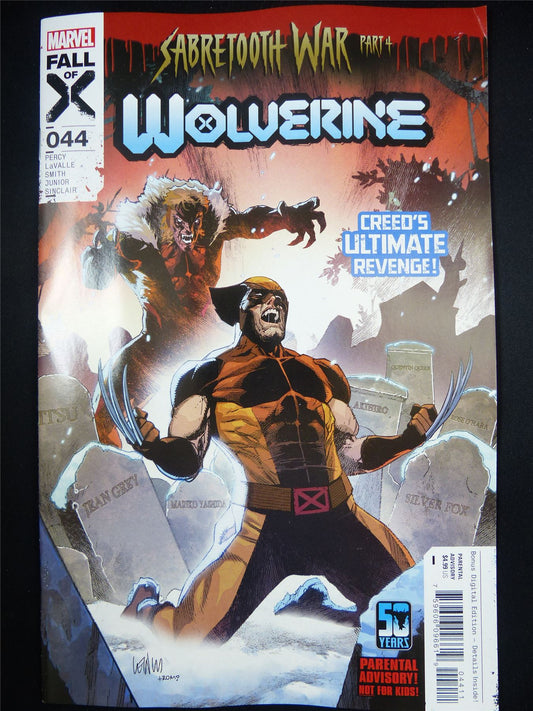 WOLVERINE #44 - Apr 2024 Marvel Comic #3BB