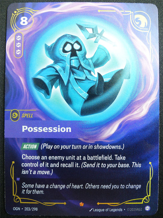 Possession 203/298 Epic Rare Foil - OGN - Riftbound Card #2DW