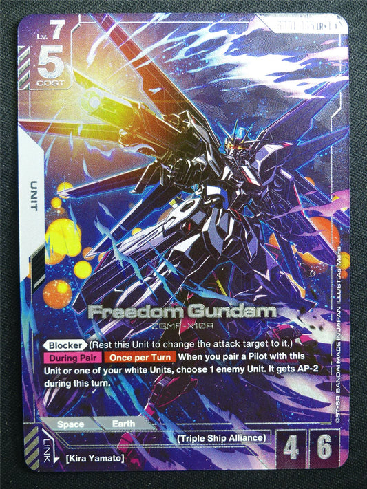 Freedom Gundam GD01-065 LR+ Foil - Gundam Card #93