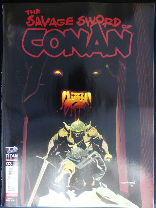 The Savage Sword of CONAN #3 Cvr B - Jul 2024 Titan Comic Magazine #38Y