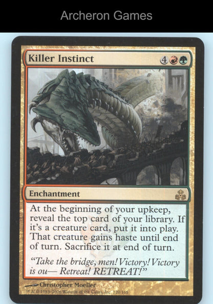 Killer Instinct 120 R MTG Card Guildpact