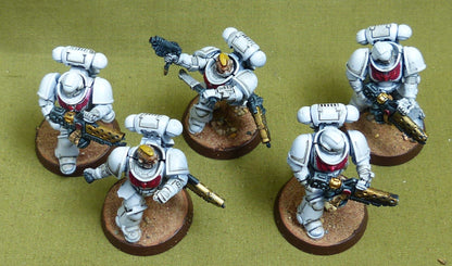 Infernus Squad set of 5 painted - White Scars - Warhammer 40K #4PU