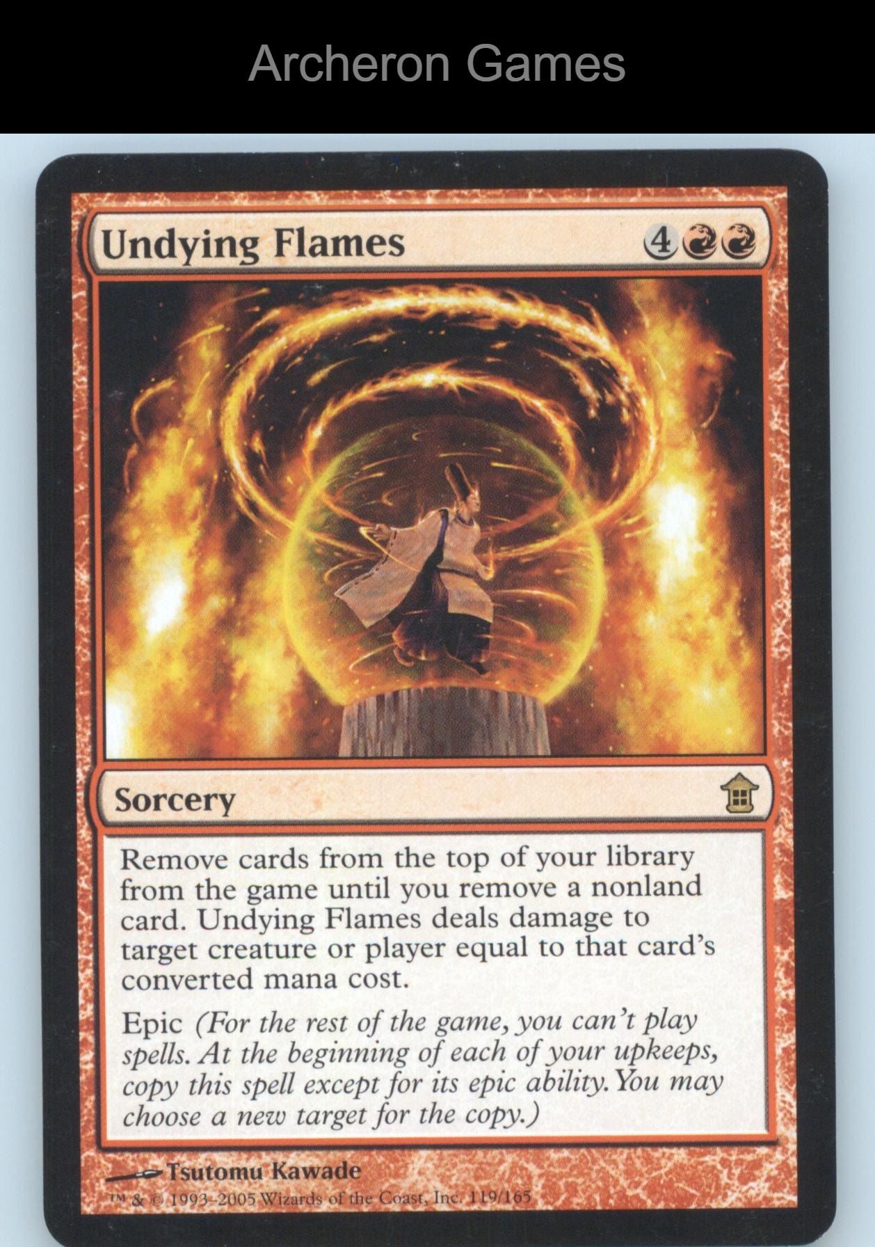 Undying Flames 119 R MTG Card Saviors of Kamigawa