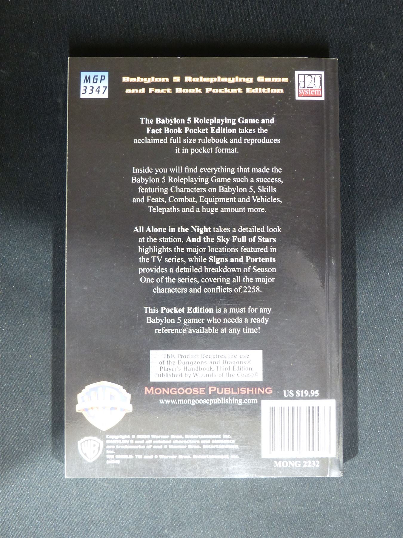 Babylon 5 Roleplaying Game Pocket Edition - Roleplay Softback #1WS