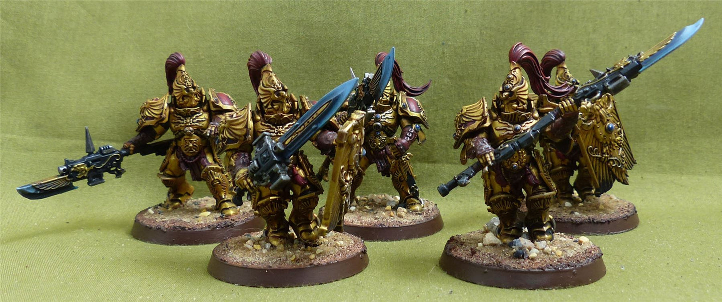 Custodian Guard Squad painted - Adeptus Custodes - Warhammer 40K #1OI