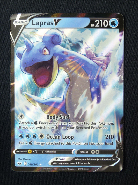 Lapras V 049/202 Holo - Pokemon Card #5ZV