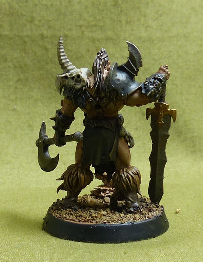 Darkoath Chieftain painted - Slaves to Darkness - Warhammer AoS #17E