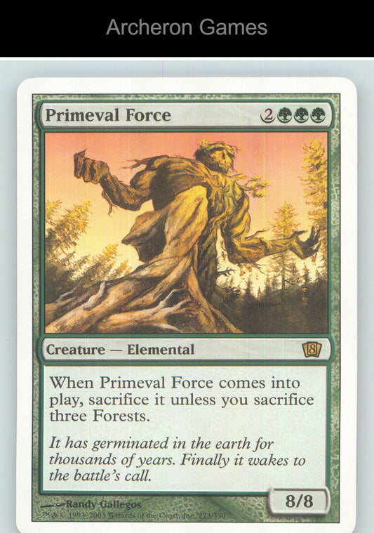 Primeval Force 8ED 273 R MTG Card NM/EX+