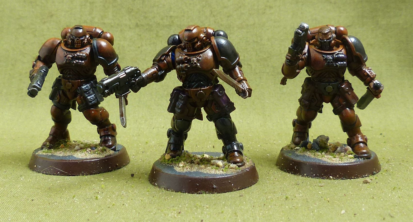 Intercessor Squad set of 3 upgrade painted - Space Marines - Warhammer 40K #1QY